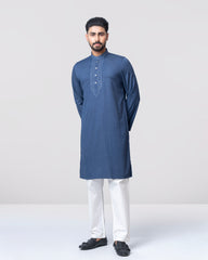 Regular Fit Embroidered Semi-Formal Panjabi