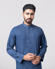 Regular Fit Embroidered Semi-Formal Panjabi