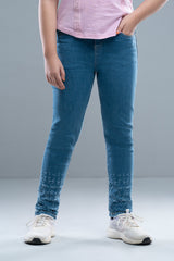 Junior Girls Denim Bottom (10-14 Years)
