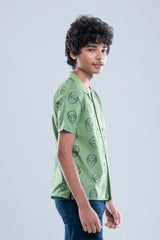 Junior Boys Casual Shirt (10-14 Years) - Marvel