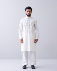 Regular Fit Embroidered Semi-Formal Panjabi