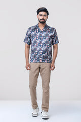 Relaxed Fit Printed Casual Shirt