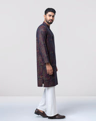 Regular Fit Embroidered Semi-Formal Panjabi