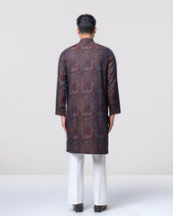 Regular Fit Embroidered Semi-Formal Panjabi