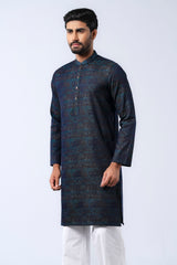 Regular Fit Cotton Semi-Formal Panjabi