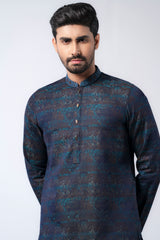 Regular Fit Cotton Semi-Formal Panjabi