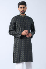 Regular Fit Cotton Semi-Formal Panjabi
