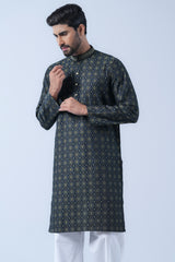 Regular Fit Cotton Semi-Formal Panjabi