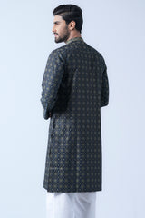 Regular Fit Cotton Semi-Formal Panjabi