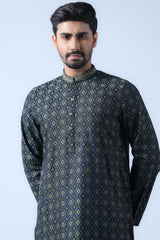 Regular Fit Cotton Semi-Formal Panjabi