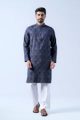 Regular Fit Cotton Semi-Formal Panjabi