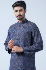 Regular Fit Cotton Semi-Formal Panjabi