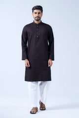 Regular Fit Cotton Semi-Formal Panjabi