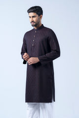 Regular Fit Cotton Semi-Formal Panjabi