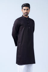 Regular Fit Cotton Semi-Formal Panjabi