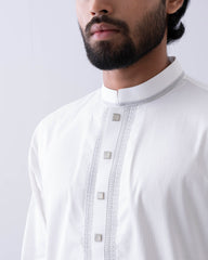 Regular Fit Embroidered Semi-Formal Panjabi