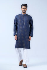 Regular Fit Cotton Semi-Formal Panjabi