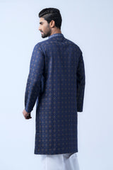 Regular Fit Cotton Semi-Formal Panjabi