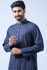 Regular Fit Cotton Semi-Formal Panjabi