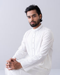 Regular Fit Embroidered Semi-Formal Panjabi