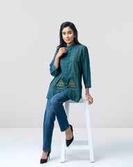 Relaxed Fit Embroidered Fashion Top