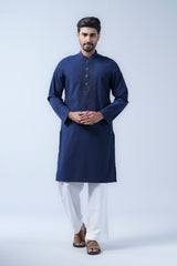 Regular Fit Cotton Semi-Formal Panjabi