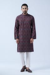 Regular Fit Cotton Semi-Formal Panjabi