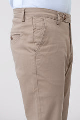 Regular Fit Solid Chinos