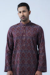 Regular Fit Cotton Semi-Formal Panjabi