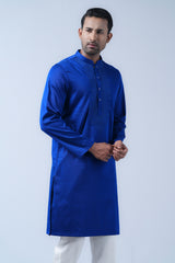 Slim Fit Two-Tone Fabric Semi-Formal Panjabi