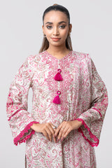 Smart Fit Printed Three-Piece Lawn with Chiffon Dupatta