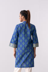 Mid-Length Embroidered Smart Fit Ethnic Kurta