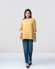 Relaxed Fit Embroidered Fashion Top