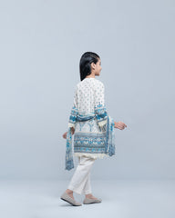 Princess Embroidered Three-Piece Lawn with Chiffon Dupatta (10-14 Years)