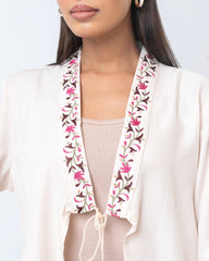 Women Embroidered Bolero Top