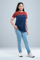 Junior Girls Knit Fashion Tops (10-14 Years)