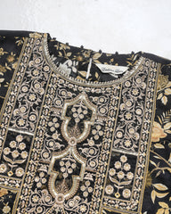 Relaxed Fit Embroidered Three-Piece Lawn with Organza Dupatta