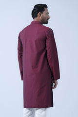 Regular Fit Cotton Semi-Formal Panjabi