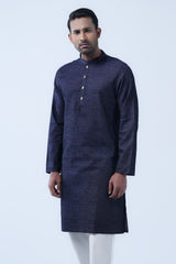 Regular Fit Cotton Semi-Formal Panjabi