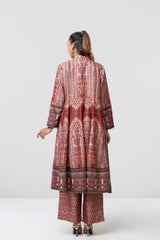 Smart Fit Sublimation Printed Three-Piece Formal Ethnic Set