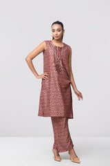 Smart Fit Sublimation Printed Three-Piece Formal Ethnic Set