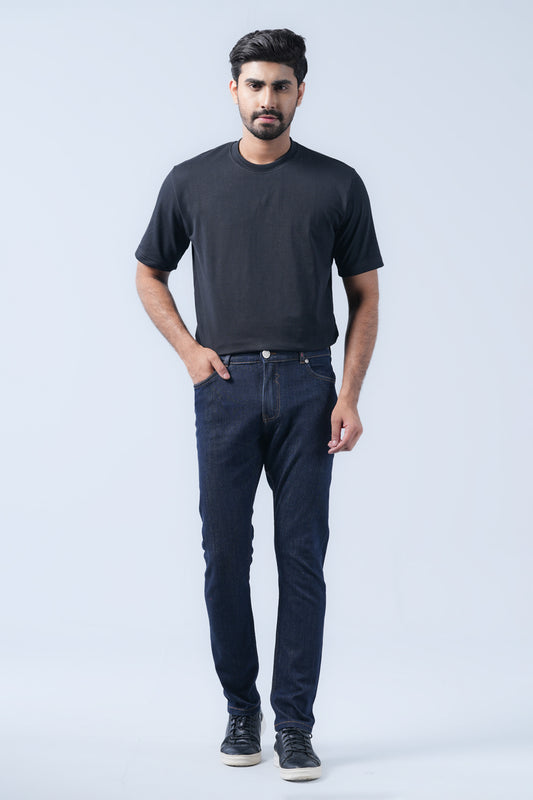 Tapered fit Indigo Jeans