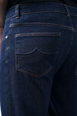 Tapered Fit Indigo Jeans