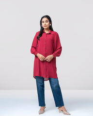 Relaxed Fit Long Casual Shirt