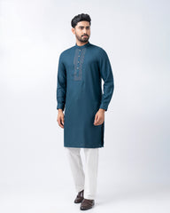 Regular Fit Embroidered Formal Panjabi