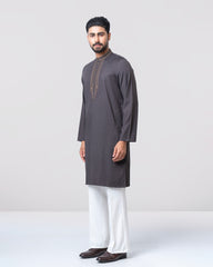Regular Fit Embroidered Semi-Formal Panjabi