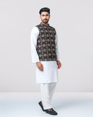 Regular Fit Patterned Waistcoat