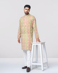 Regular Fit Printed Panjabi