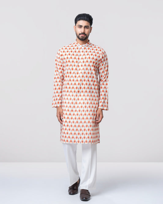 Regular Fit All-Over Printed Panjabi