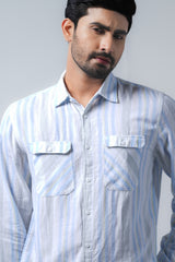 Regular Fit Striped Casual Shirt